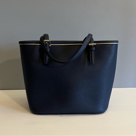 Michael Kors Saffiano Frame MD PKT MF Leather Tote - Picture 2 of 5